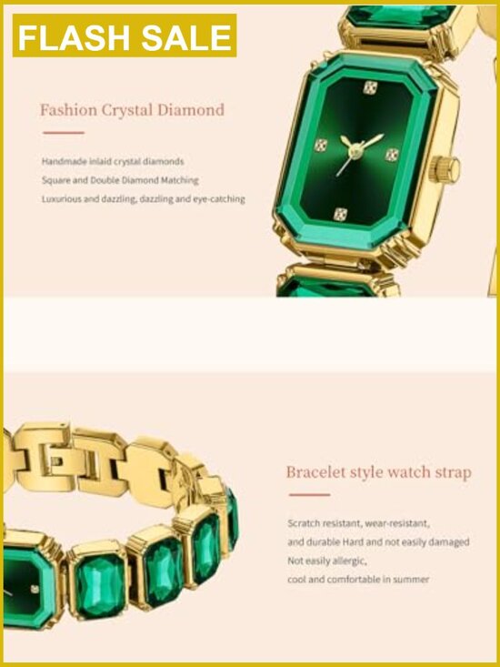 Luxury Crystal Bangle Watch Ladies\' Fashion Waterproof Wristwatch main image 4
